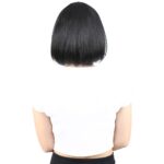 Küt Kahküllü Fiber Sen Peruk / Siyah - Görsel 4