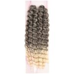 Nice Bulk Afro Su Dalgası  / Kahve / Platin Ombreli