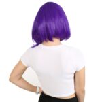Küt Kahküllü Fiber Sen Peruk / Mor - Görsel 4