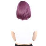 Küt Kahküllü Fiber Sen Peruk / Patlıcan Moru - Görsel 4