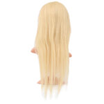 Gerçek Front Lace Düz Platin Tül Peruk / 60/65cm - Görsel 4