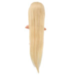 Gerçek Front Lace Düz Platin Tül Peruk / 85/90cm - Görsel 4