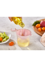5 in 1 Süzgeç - Huni - Limon Sıkacağı - Yumurta Akı Ayırıcı Hazneli Mutfak Aparatı - Görsel 2