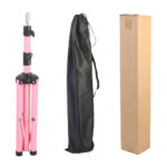 Kuaför Eğitim Mankeni İçin Metal Tripod / Pembe + Taşıma Çantası - Görsel 5