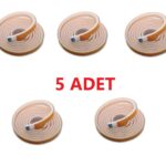 5 Adet 3 Metre Yapışkanlı Kapı Bandı Isı Yalıtım Süngeri