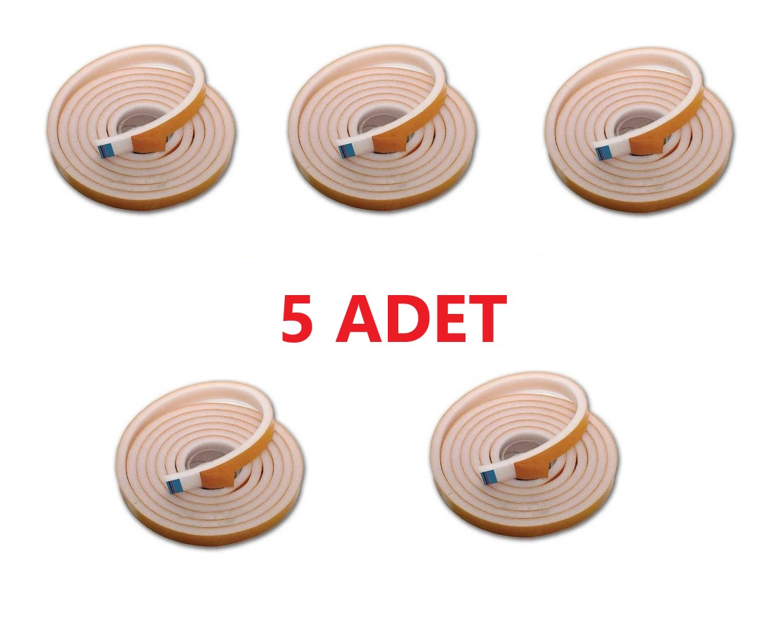 5-adet-3-metre-yapiskanli-k-14357-1.jpg 5 Adet 3 Metre Yapışkanlı Kapı Bandı Isı Yalıtım Süngeri - Görsel 1