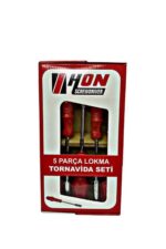 5 Adet Lokma Anahtar Tornavida 6/7/8/10/13/mm Metal Altıgen - Görsel 2