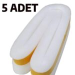 5 Adet Yapışkanlı Kapı Altı (Eşik) Bandı Isı Yalıtım Süngeri 90 Cm