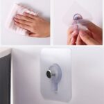 5 Li Yapışkanlı Mutfak Banyo Raf Tutucu Askı Pin Çerçeve Çok Amaçlı Askısı - Görsel 4