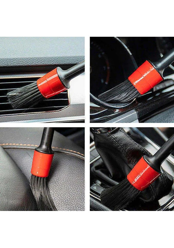5-parca-411-1.jpg 5 Parça Araç Detaylı Temizlik Fırçası İç Dış motor Temizlik Fırça Seti - Görsel 1