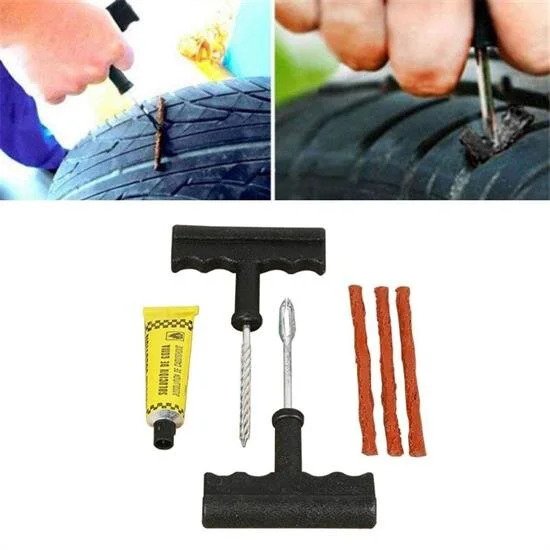 6-parca-5587-1.jpg 6 Parça Araba Motosiklet Otomobil Bisiklet Lastik Tamir Kiti Araç Bakım Seti - Görsel 1