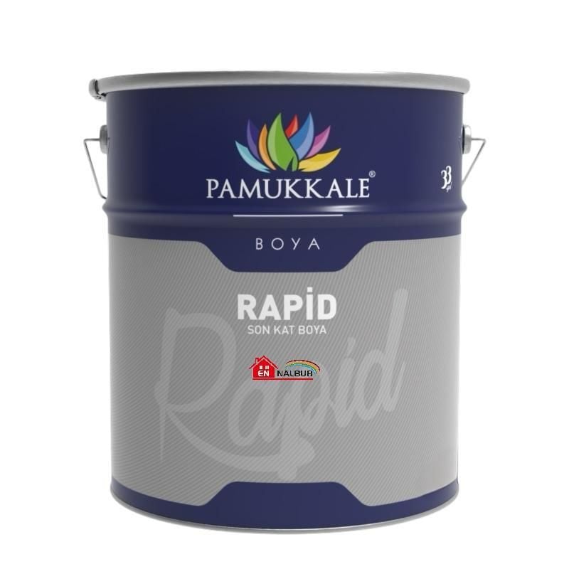 68575.jpg Pamukkale Rapid Endüstriyel Boya 2,5 Kg 9016 Beyaz - Görsel 1