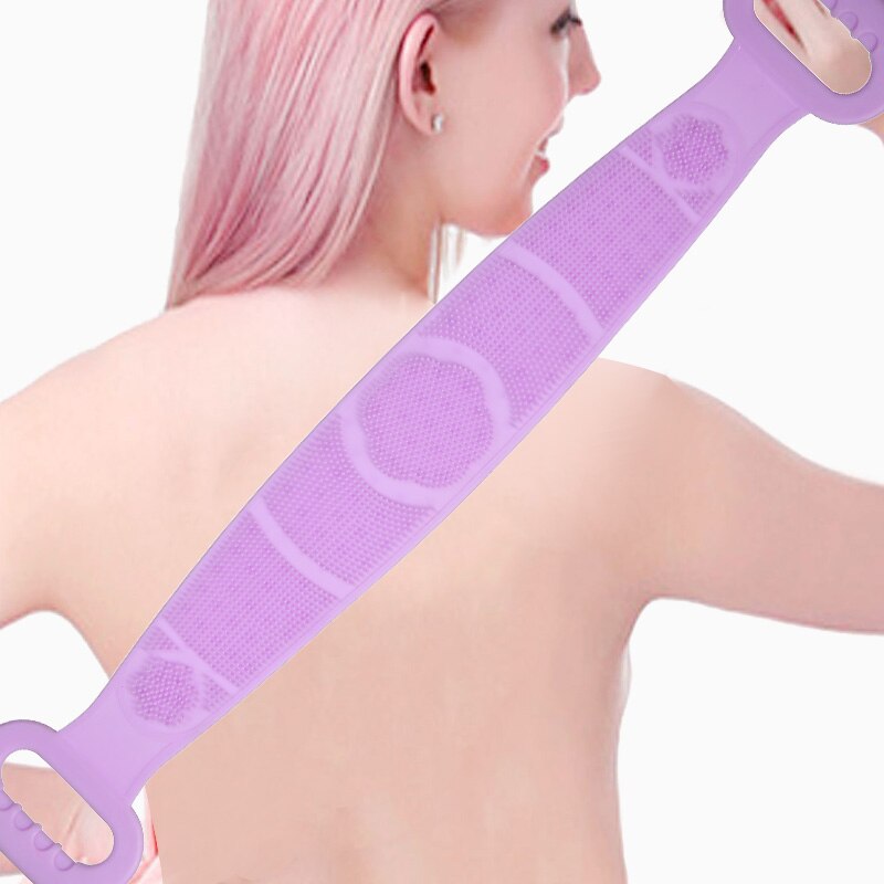 70-cm-cif-5015-1.jpg 70 cm Çift Taraflı Sırt Kesesi -Silikon Duş Kesesi - Peeling Banyo Kesesi - Görsel 1