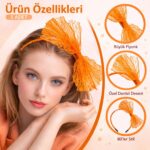 80ler 90lar Neon Tcu Dantel Taç Fiyonklu - Görsel 2