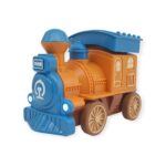 Oyuncak Tren Işıklı Sesli Bas Gitsin 14cm - MAVİ - 8068A - 1 ADET