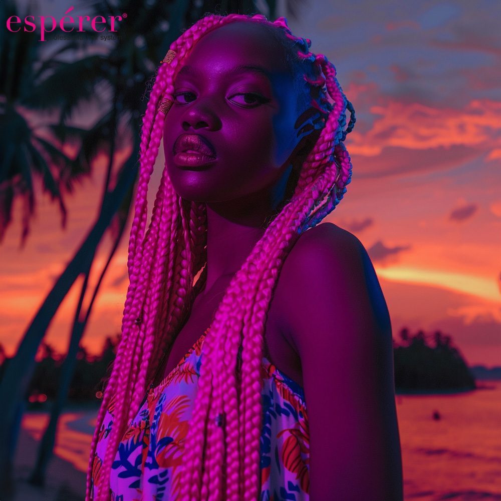 a2124.jpg Sen Örgülük Esperer 100 Gr. / Neon Pembe - Görsel 1