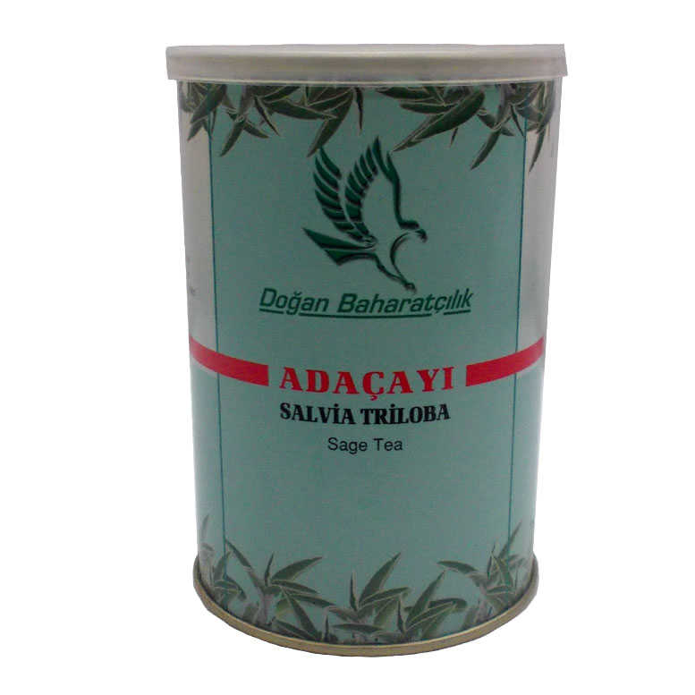 Adaçayı 50Gr Tnk - Doğan Baharat Adaçayı Doğal 50 Gr Teneke Kutu - Görsel 1