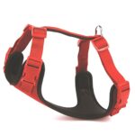 Havalı Ped Dokuma Köpek Göğüs Tasması 50/70 cm Siyah - Görsel 3
