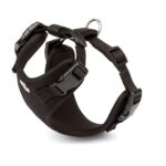 Havalı Ped Dokuma Köpek Göğüs Tasması 30/35 cm Siyah