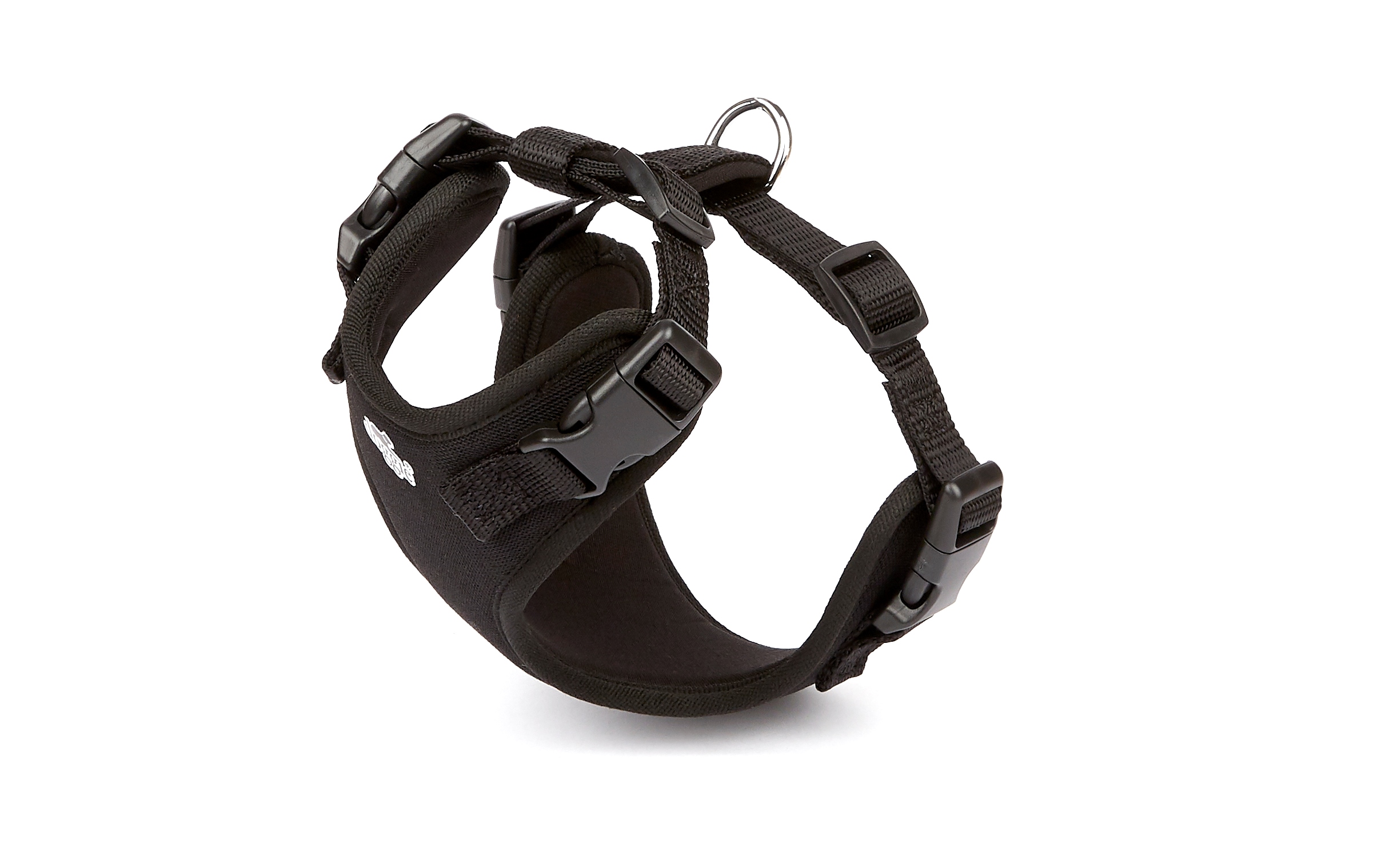 adgt10xs-blackjpg.jpg Havalı Ped Dokuma Köpek Göğüs Tasması 30/35 cm Siyah - Görsel 1