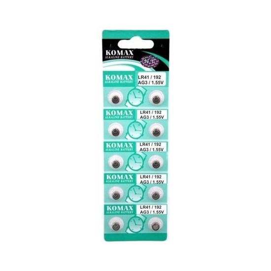 ag3-saat-pili-dugme-pil-10lu-paket-lr41-192-1-55v-resim-5255.jpg AG3 Saat Pili - Düğme Pil 10lu Paket LR41/192 1.55V - Görsel 1