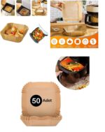 Airfreyer Fritöz Kağıdı Kare XL / XXL 50li - Görsel 2