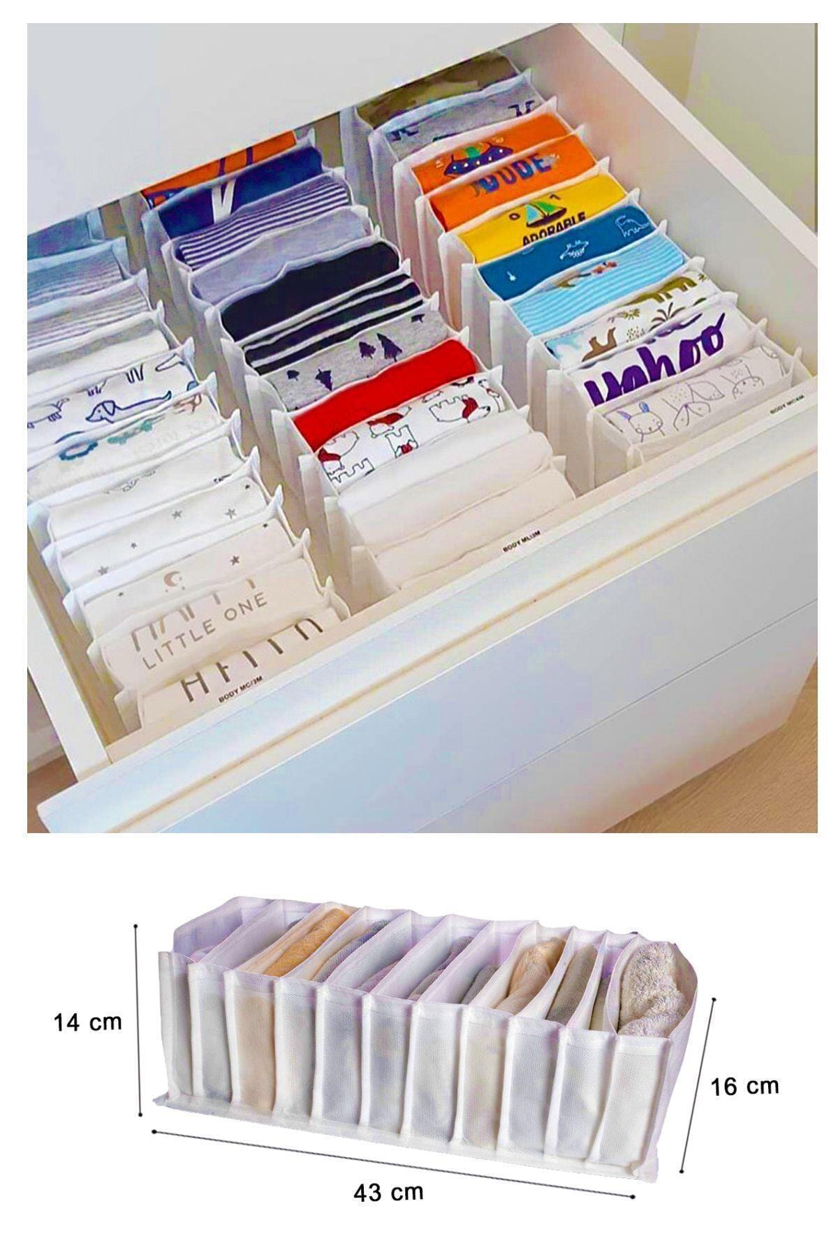 akordiyon-873-1.jpg Akordiyon Çekmece Düzenleyici Organizer 11 Gözlü - Görsel 1