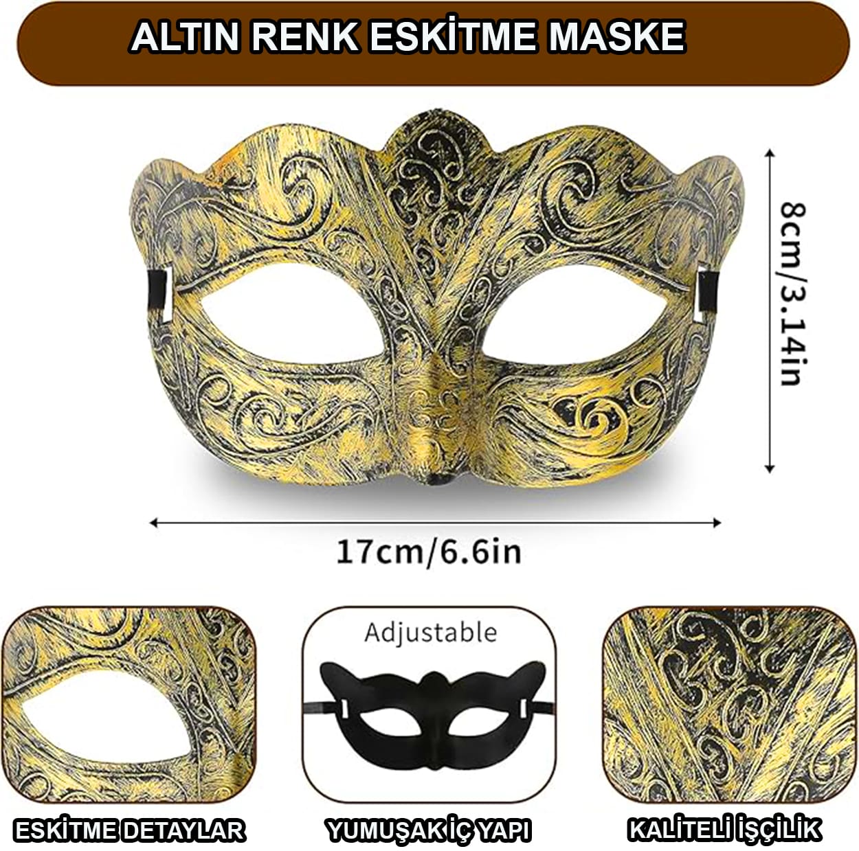 altin-renk-eskitme-maskeli-balo-maskesi-venedik-tarzi-parti-resim-5007.jpg Altın Renk Eskitme Maskeli B Maskesi Venedik Tarzı Parti Maskesi - Görsel 1