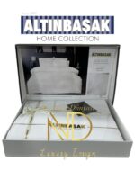 Jakarlı Saten Çift Kişilik Nev Takımı Mınna Arcane