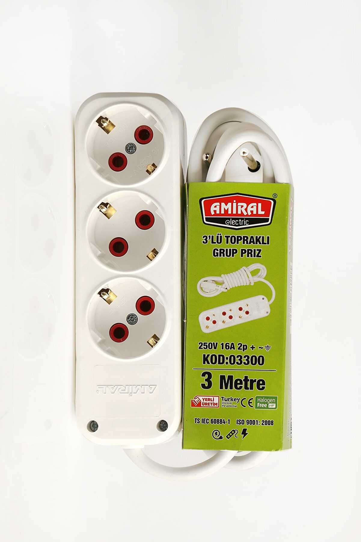 amiral-3-lu-toprakli-3-metr-14372-1.jpg Amiral 3' lü Topraklı 3 Metre Kablolu Grup Priz - Görsel 1
