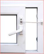 Anahtarlı Halatlı Pvc Kapı Pencere Emniyet Kilidi - Görsel 4