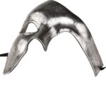 Antik Eskitme Gümüş Erkek Yarım Maske - Phantom & B Maskesi - Görsel 4