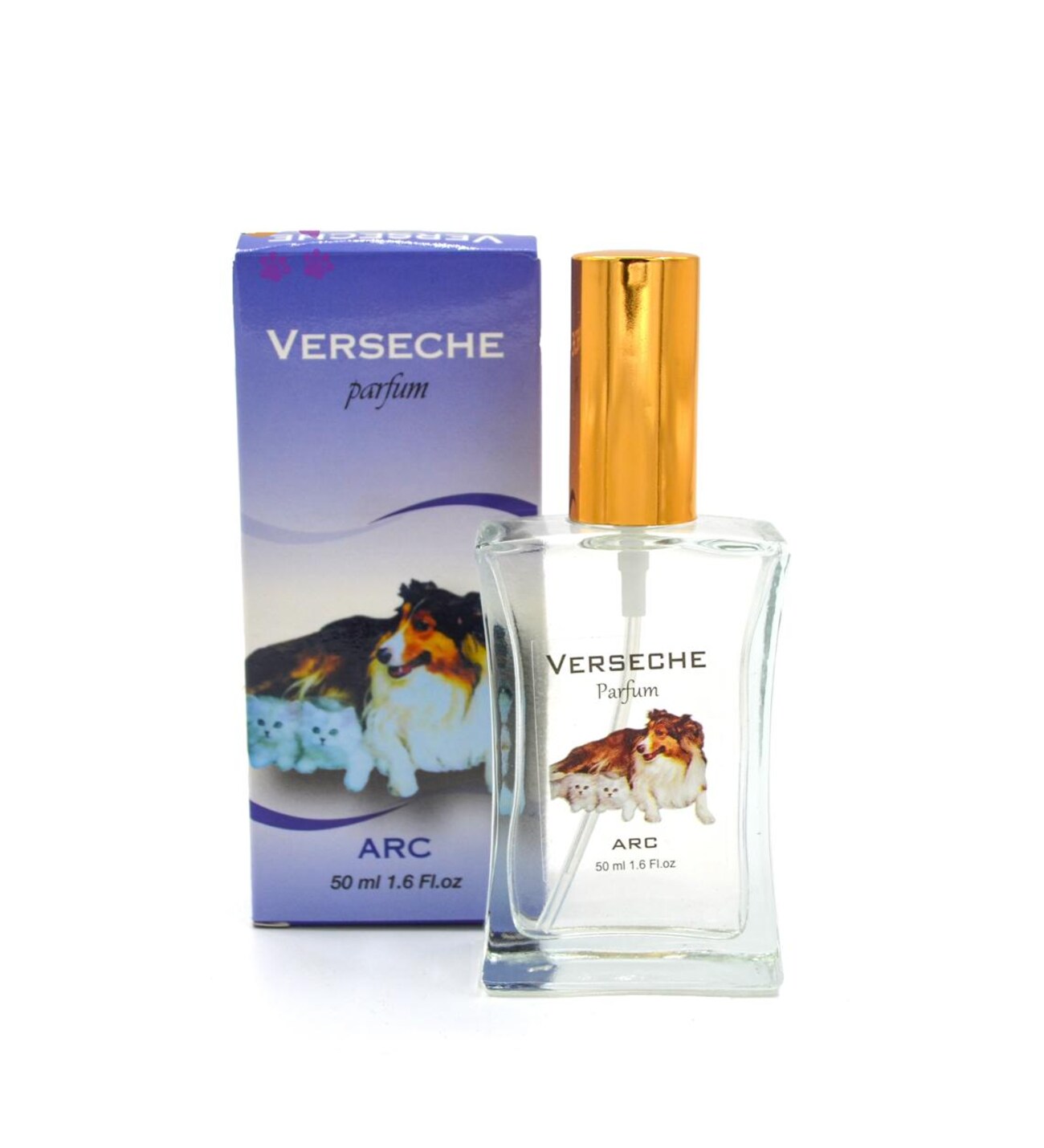 arc-jpg.jpg Verseche Arc Kedi Köpek Parfümü Cam Şişe 50 ml - Görsel 1
