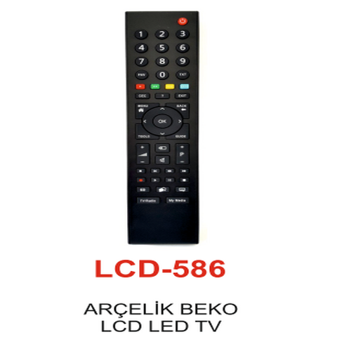 arcelik-5924-1.png Arçelik - Beko Lcd - Led Tv Kumandası - LCD 586 - Görsel 1