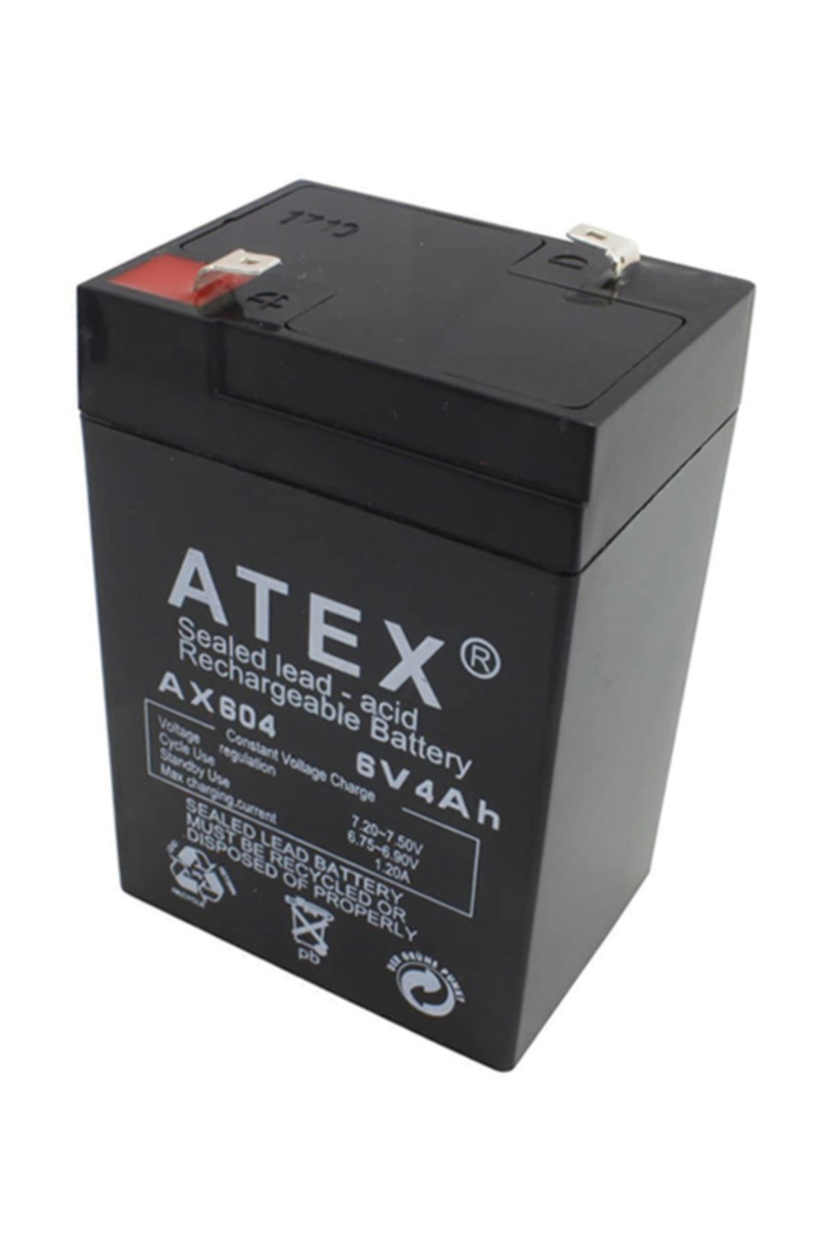 atex-aku-6v-4a-10-5x7x4-5cm-14380-1.jpg ATEX Akü 6v 4a (10.5x7x4.5cm) - Görsel 1