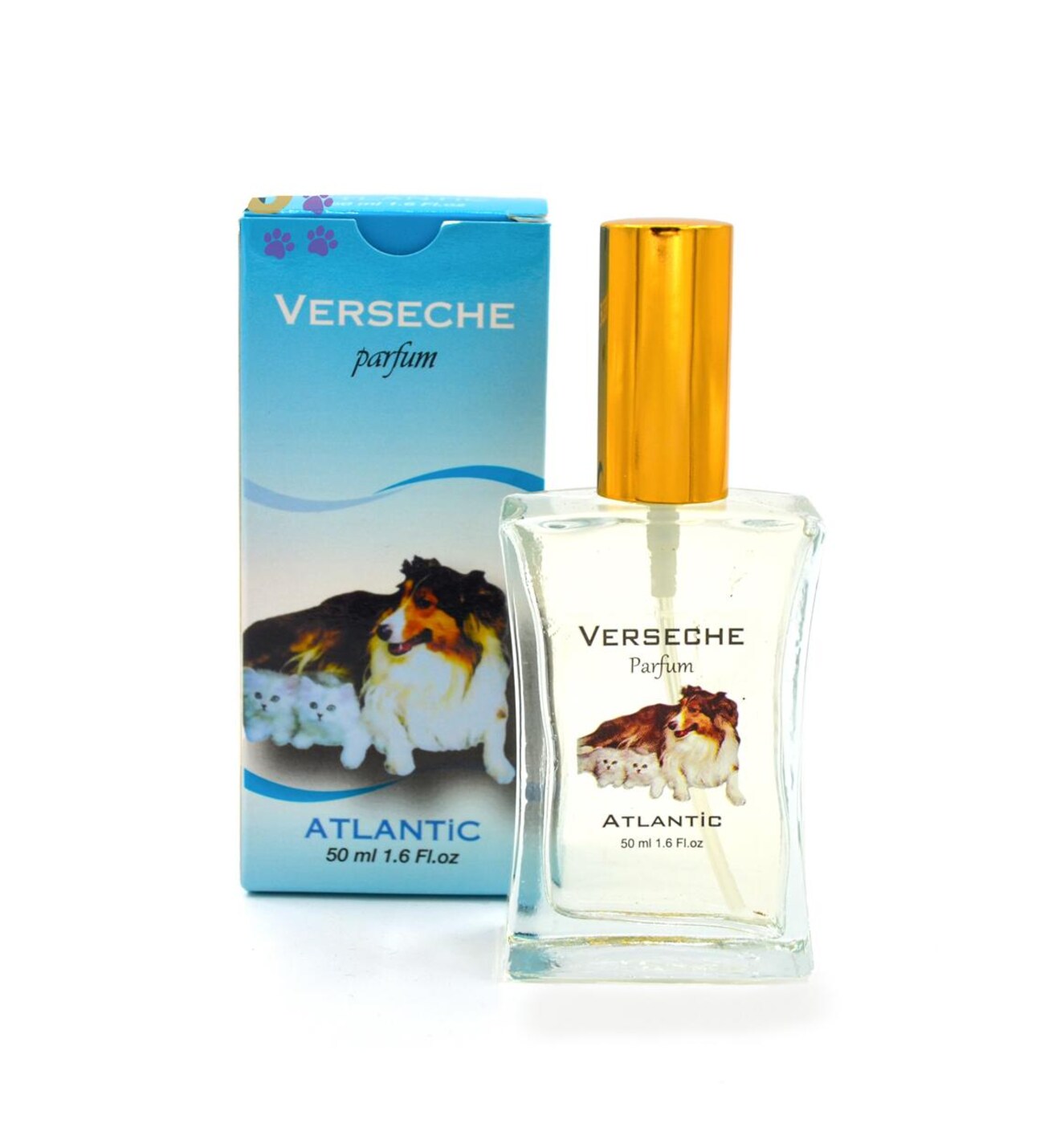 atlantic-jpg.jpg Verseche Atlantic Kedi Köpek Parfümü Cam Şişe 50 ml - Görsel 1