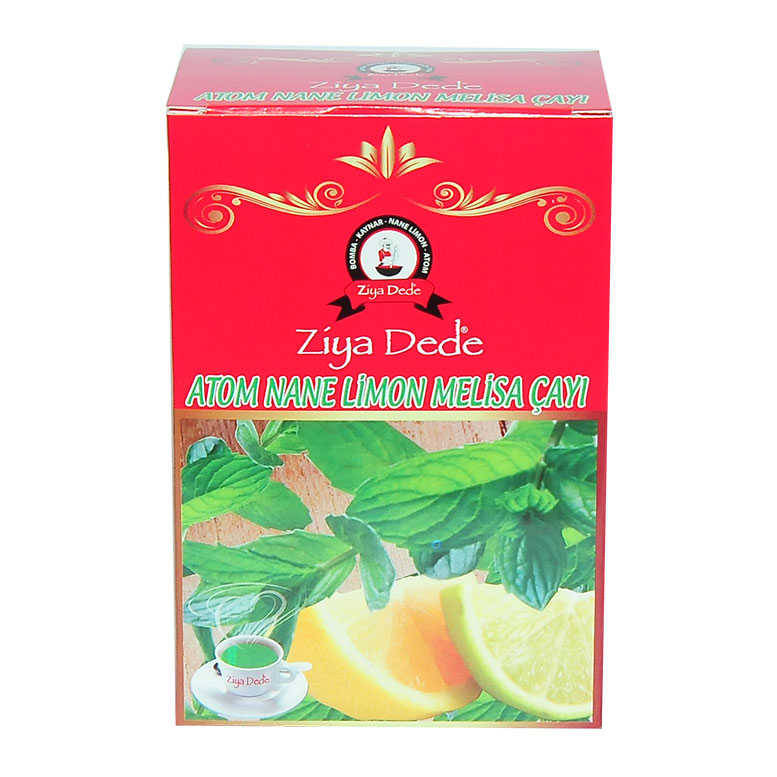 Atom Nane Limon Melisa Çayı 170Gr - Ziya Dede Atom Nane Limon Melisa Küp Şeker Çayı 140 Gr - Görsel 1