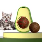 Avokado Dönen Kedi Nanesi Cat Oyun Topu Doğal Kedi Oyuncağı - Görsel 2