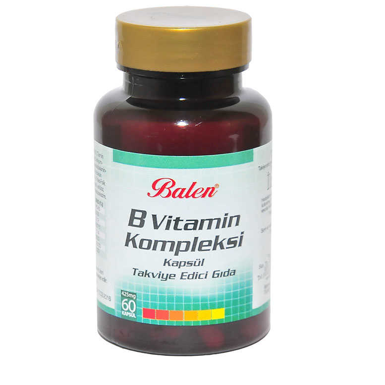 B Vitamin Kompleksi 60 Kapsül - Balen B Vitamin Kompleksi 60 - Görsel 1