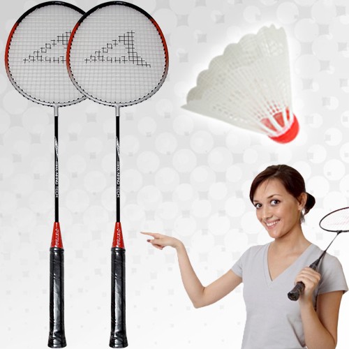 badminton-1224-1.jpg Badminton Seti (2 Raket + 1 Top) - Görsel 1