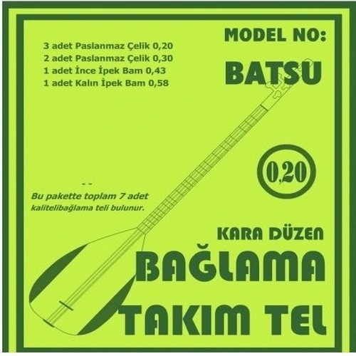 CREATOR: gd-jpeg v1.0 (using IJG JPEG v62), quality = 90 Bağlama Aksesuar Tam Takım Tel 0.20 Batsu - Görsel 1