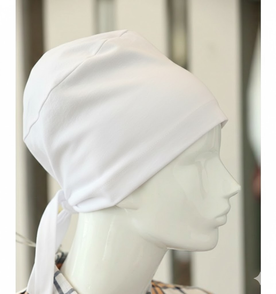 baglamali-tesettur-bone-baglamali-bandana-beyaz-resim-7764.jpg Bağlamalı Tesettür Bone - Bağlamalı Bandana Beyaz - Görsel 1