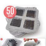 Banyo Gider Süzgeci 50 Adet Yapışkanlı Filtre, 10x10 cm