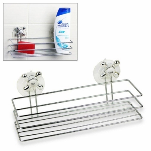 banyo-orga-943-1.jpg Banyo Organizeri - Çok Amaçlı Dörtgen Vantuzlu - Görsel 1