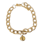Kedi Ve Köpek Lüx Zincir Kolye 25-30 cm Medium Gold - Görsel 4