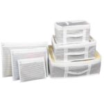 Bavul İçi Düzenleyici Valiz  Organizer 6 lı Set - Çizgili - Görsel 4