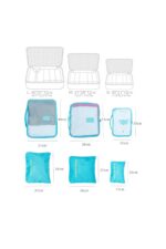 Bebek Anne Hastane Çantası Düzenleyici Organizer 6 Parça Set - Görsel 5