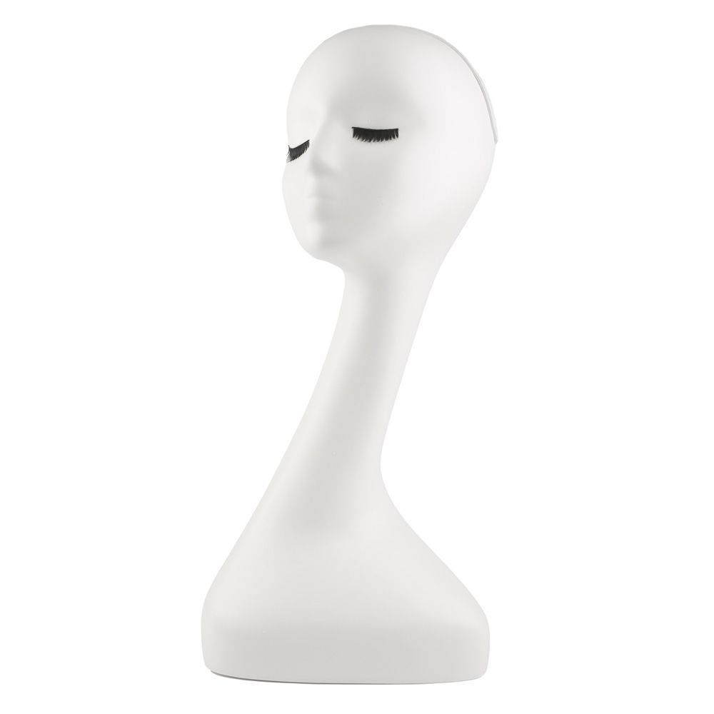 beyaz-50.jpg Peruk Mankeni / Beyaz / 50 Cm - Görsel 1
