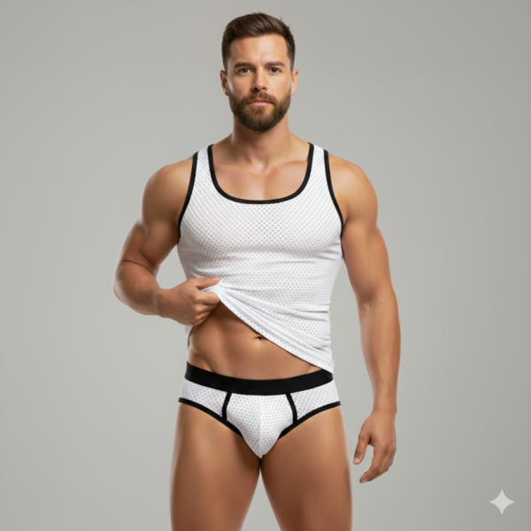 beyaz-delikli-kumas-tank-top-18773-1.png Beyaz Delikli Kumaş Tank Top Slip Takımı - Görsel 1