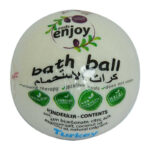 Beyaz Gül El Yapımı Banyo Küvet Topu Sabunu Beyaz 90-120 Gr - Görsel 3